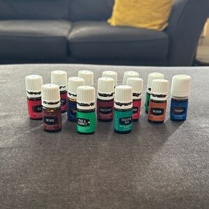 Young Living- Assorted Essential Oil Bottle Lot - Multiple Blends